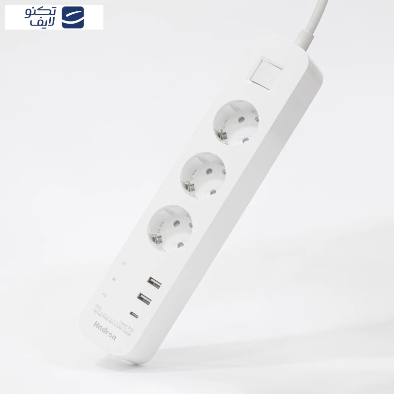 چندراهی برق هادرون مدل P343 مجهز به شارژر 30 وات