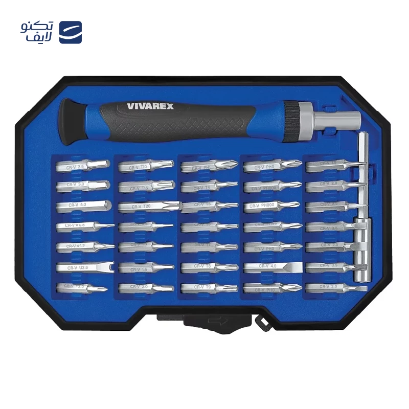 مجموعه 37 عددی پیچ گوشتی و بیت ویوارکس مدل VR3765-SD