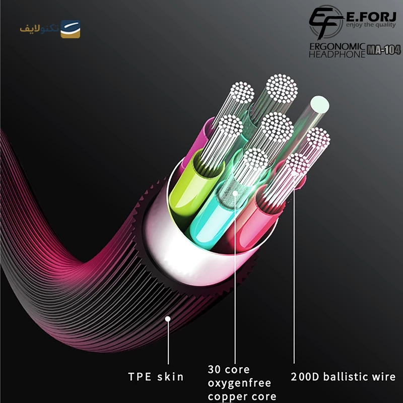 هندزفری سیمی ایفورج مدل MA-104