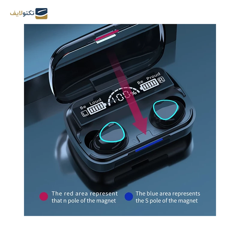 هندزفری بلوتوثی مدل M10 V5.3 Touch version B