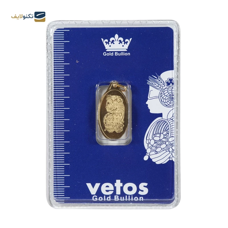 شمش طلا 18 عیار 0.5 گرمی وتوس مدل SN1428