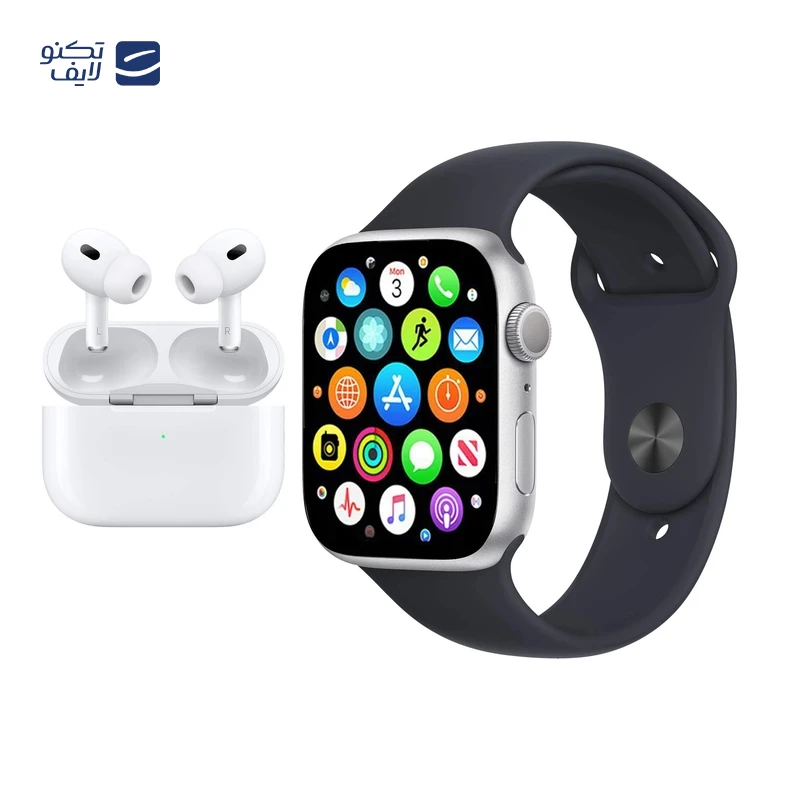 ساعت هوشمند ورنا مدل G pack plus به همراه هندزفری بلوتوثی طرح Airpod pro و بند
