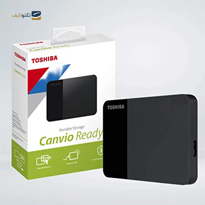 هارد اکسترنال توشیبا مدل Canvio Ready با ظرفیت 2 ترابایت