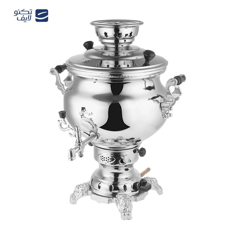 سماور گازی مدل ساده گنجایش 8 لیتر