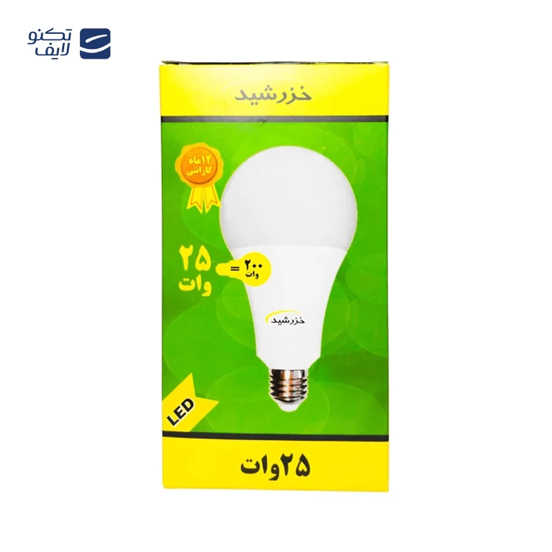 لامپ LED حبابی خزرشید پایه A95 توان 25 وات