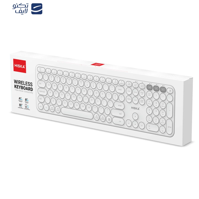 کیبورد بی سیم هیسکا مدل HX-KE250 تصویر ۲