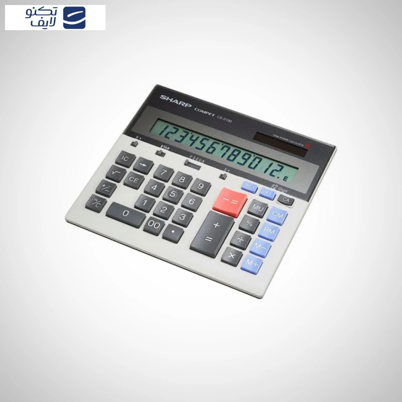 ماشین حساب شارپ مدل COMPECT CS-2130 تصویر ۲