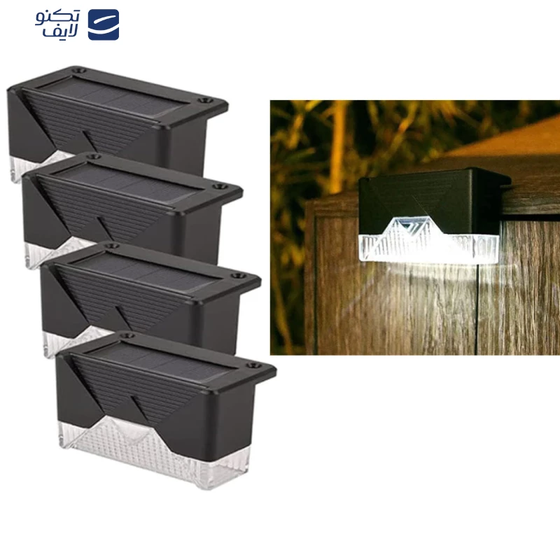 چراغ پارکی خورشیدی سولونیکس مدل LIGHTS مجموعه 4 عددی تصویر ۲