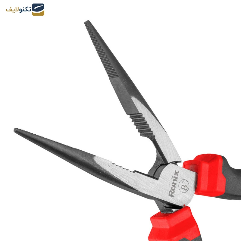 انبر دم باریک رونیکس سایز 8 اینچ مدل مکسی کد RH-1368 تصویر ۲