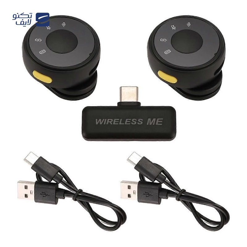 میکروفون بی سیم پرودو مدل Lavalier Dual Mic تصویر ۲