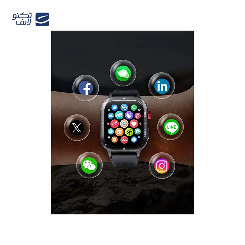 ساعت هوشمند هایلو مدل IRON Neo تصویر ۲