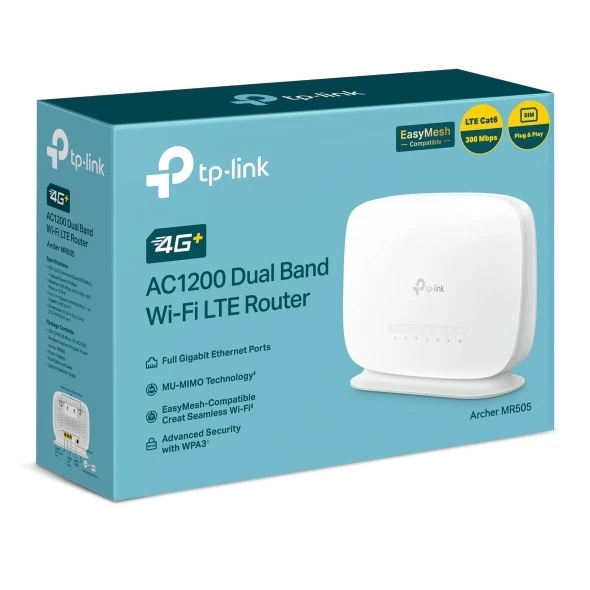 مودم روتر 4G/LTE تی پی لینک مدل Archer MR505 تصویر ۲