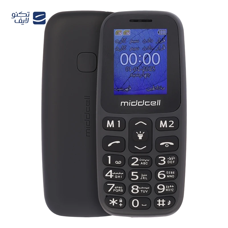 گوشی موبايل میدسل مدل M107 ظرفیت 32 مگابایت رم 32 مگابایت تصویر ۲