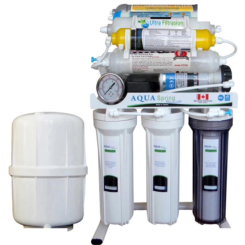 دستگاه تصفیه کننده آب آکوآ اسپرینگ مدل RO-NF7700 به همراه فیلتر تصفیه آب بسته 3 عددی