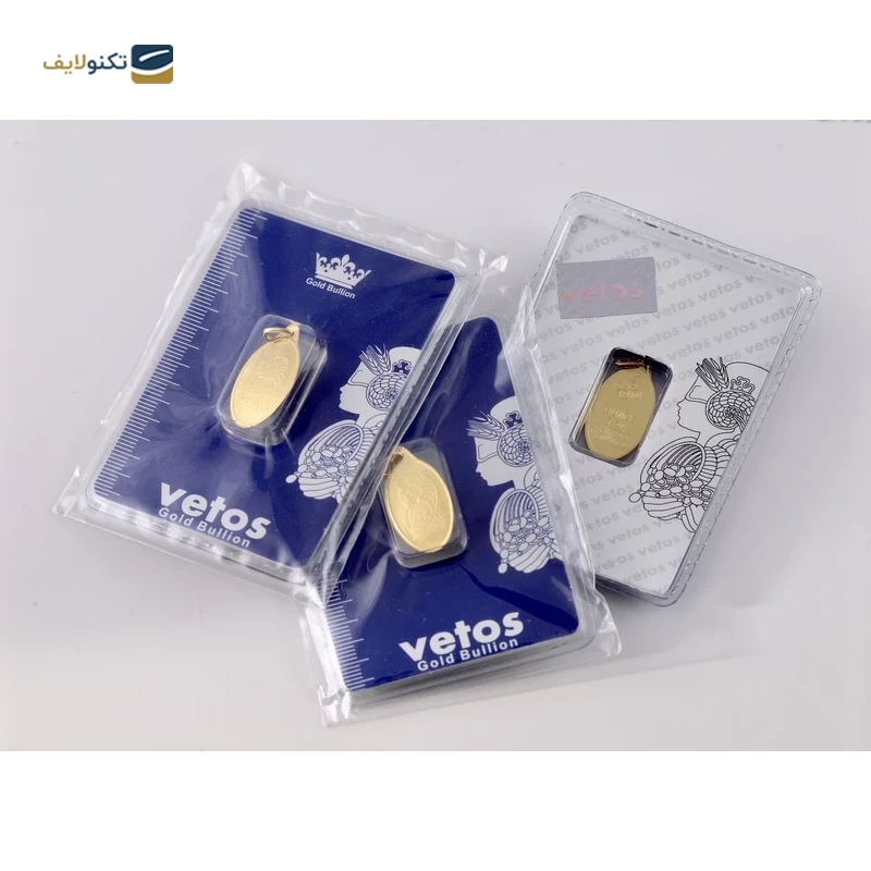 شمش طلا 18 عیار 0.5 گرمی وتوس مدل SN1428 تصویر ۲