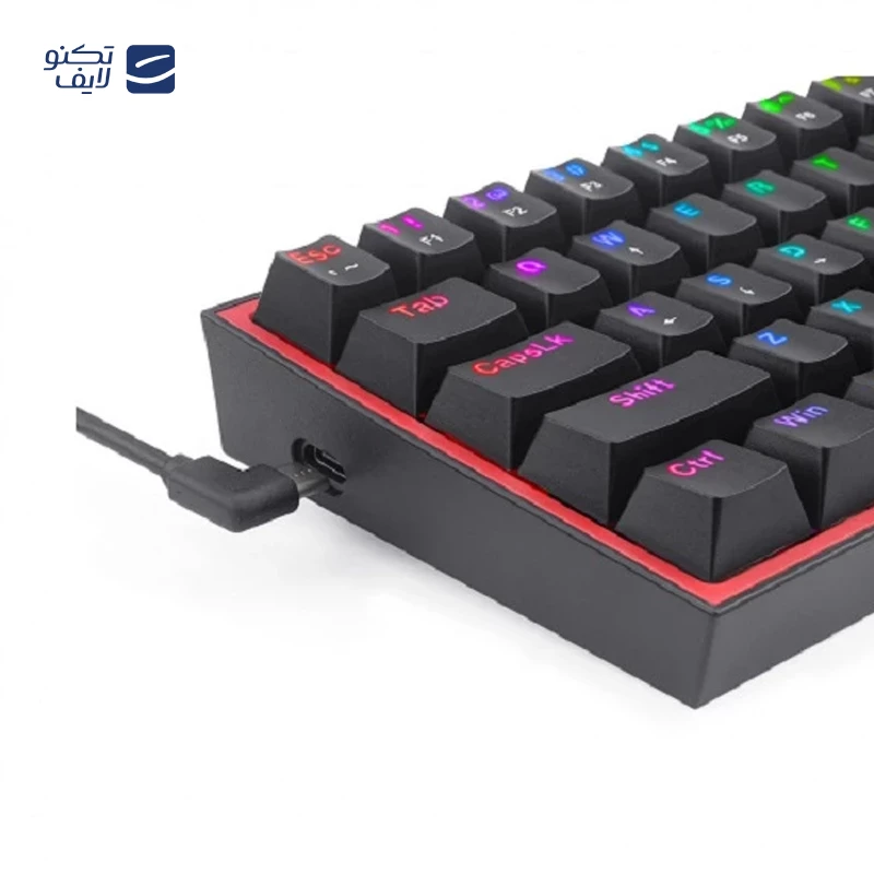 کیبورد گیمینگ ردراگون مدل K617 FIZZ GGB RGB-M تصویر ۲