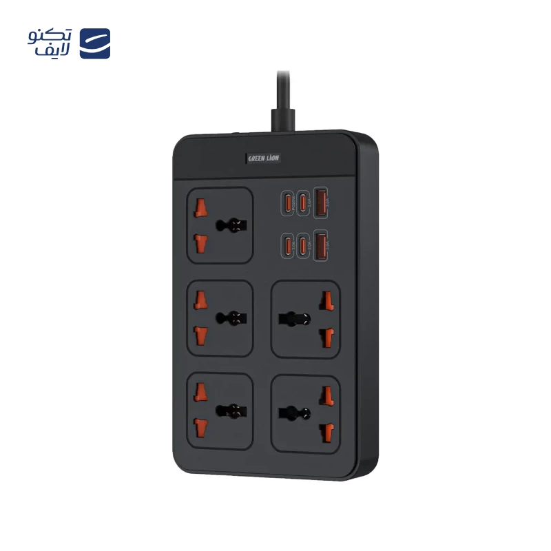 چندراهی برق گرین لاین مدل GS-500 Power Socket GNGS500PS تصویر ۲