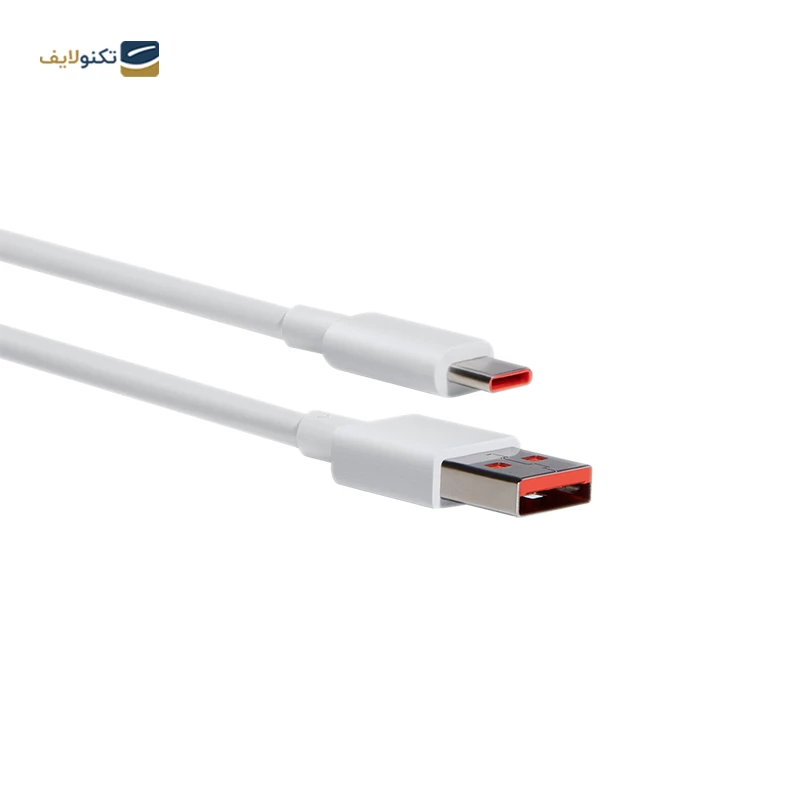 کابل تایپ سی شیائومی 6 آمپر طول 1 متر تصویر ۲