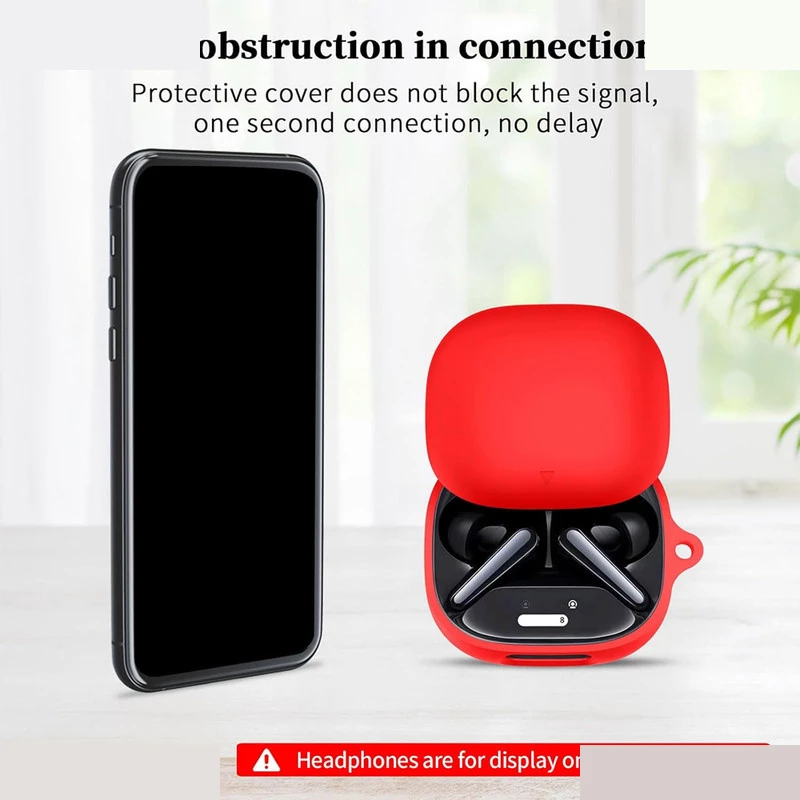 کاور آکوآرا مدل Silicone مناسب برای کیس هدفون بیسیم انکر Soundcore Liberty 4 Pro