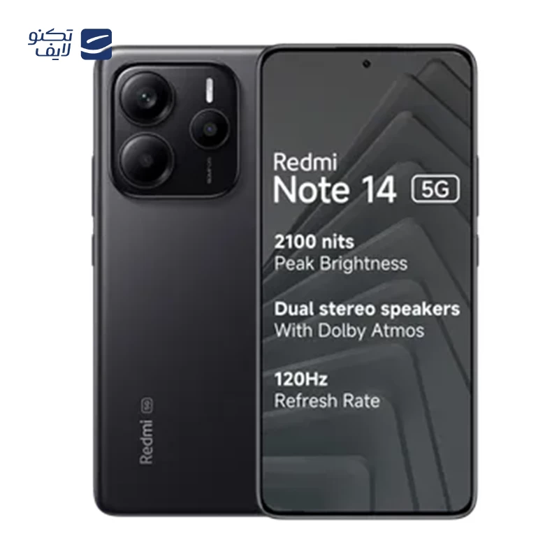 گوشی موبايل شیائومی مدل Redmi Note 14 5G ظرفیت 256 گیگابایت رم 8 گیگابایت - پک چین تصویر ۲