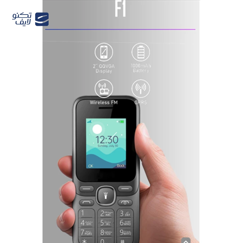 گوشی موبایل وکال مدل F1 ظرفیت 32 مگابایت رم 32 مگابایت تصویر ۲