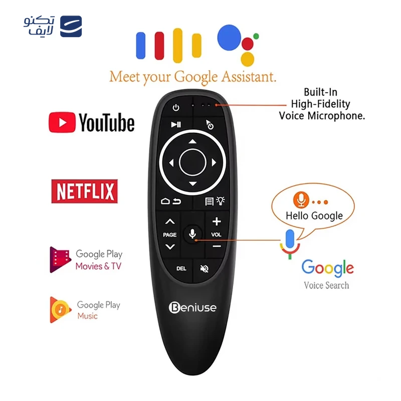 ریموت کنترل ایر ماوس بنیوس مدل BE-AM02 تصویر ۲