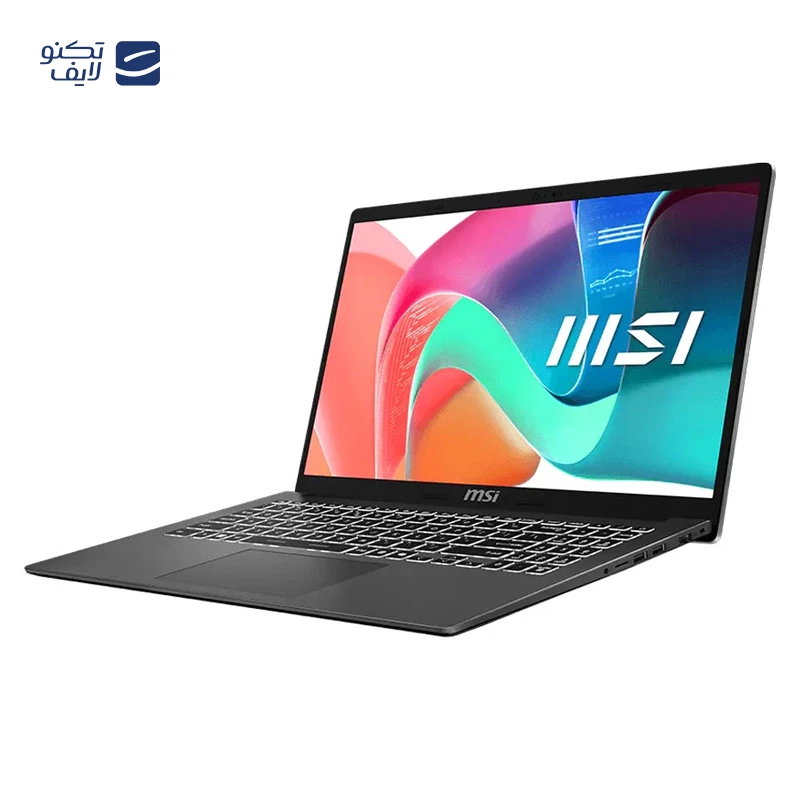 لپ تاپ ام اس آی 15.6 اینچی مدل Modern 15 F1MG Core 5 120U 8GB 512GB تصویر ۲