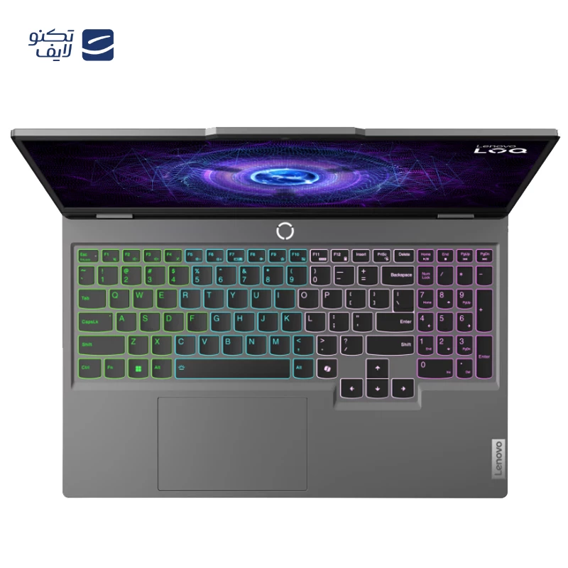 لپ تاپ لنوو 15.6 اینچی مدل LOQ 15IAX9 i5 12600HX 16GB 512GB RTX3050 تصویر ۲