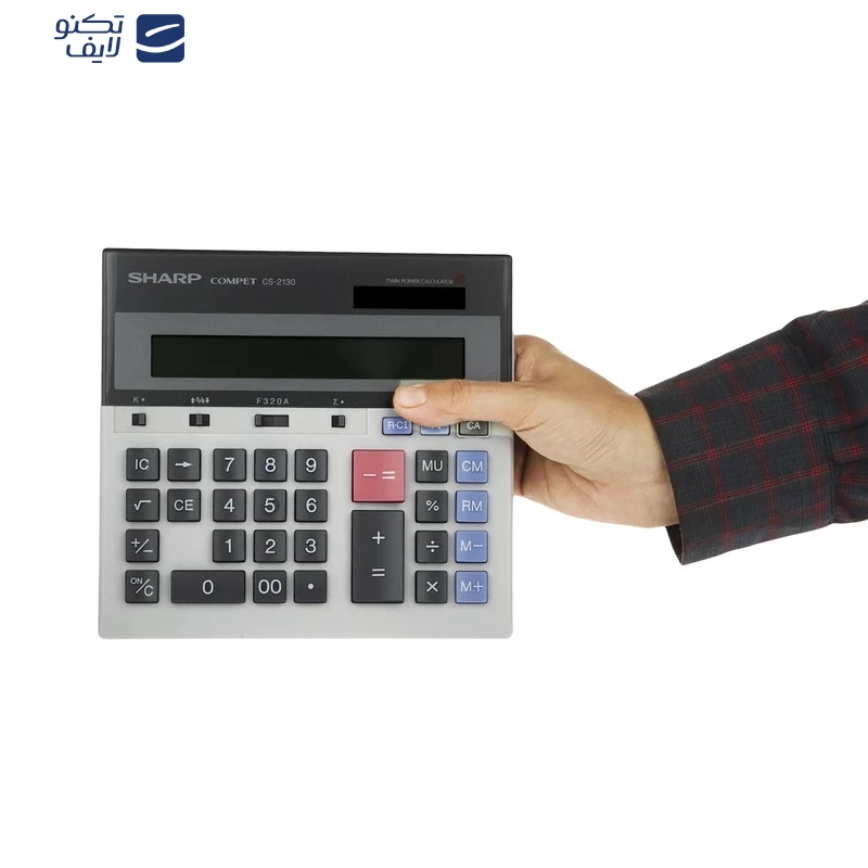 ماشین حساب شارپ مدل COMPECT CS-2130 تصویر ۳