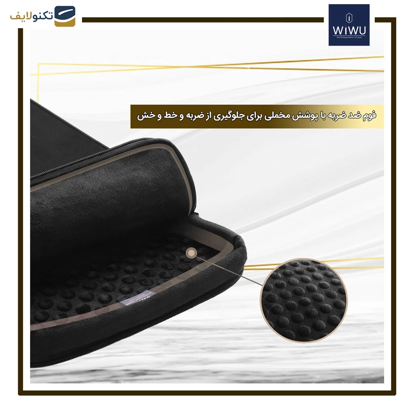 کیف لپ تاپ 15.6 اینچی ویوو مدل Alpha Double Layer Sleeve تصویر ۳