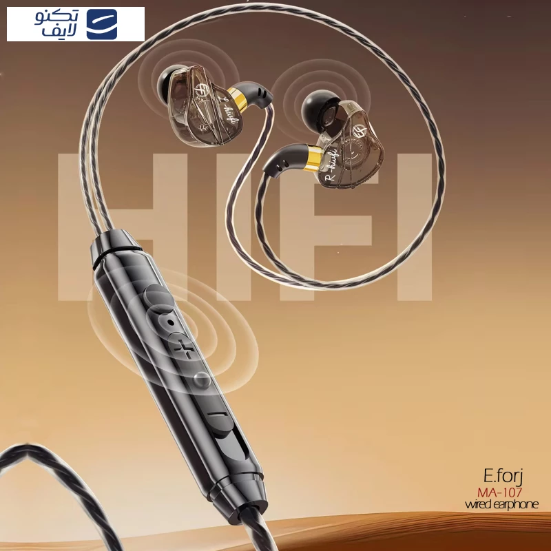 هندزفری سیمی ایفورج مدل MA-107 تصویر ۳