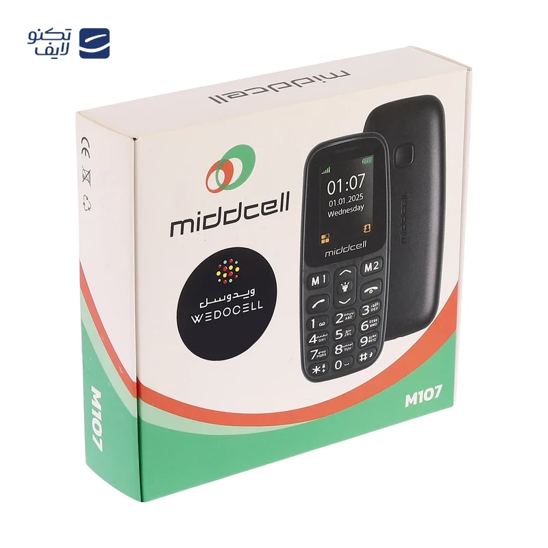 گوشی موبايل میدسل مدل M107 ظرفیت 32 مگابایت رم 32 مگابایت تصویر ۳