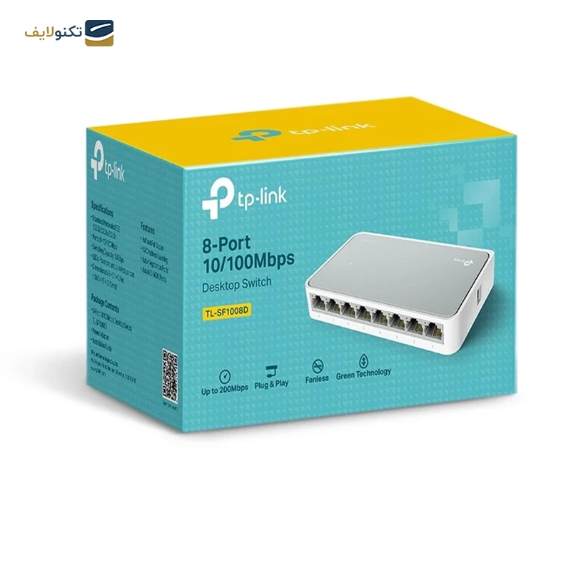 سوئیچ 8 پورت تی پی-لینک مدل TL-SF1008D تصویر ۳