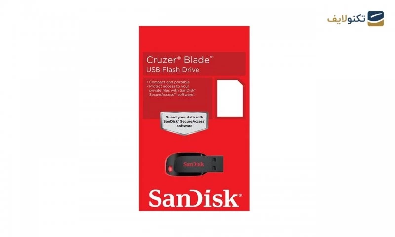 فلش مموری سن دیسک مدل Cruzer Blade CZ50 ظرفیت 32 گیگابایت تصویر ۳