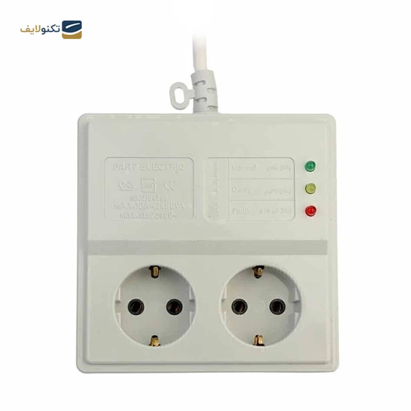چند راهی برق محافظ دار پارت الکتریک مدل 767 تصویر ۳
