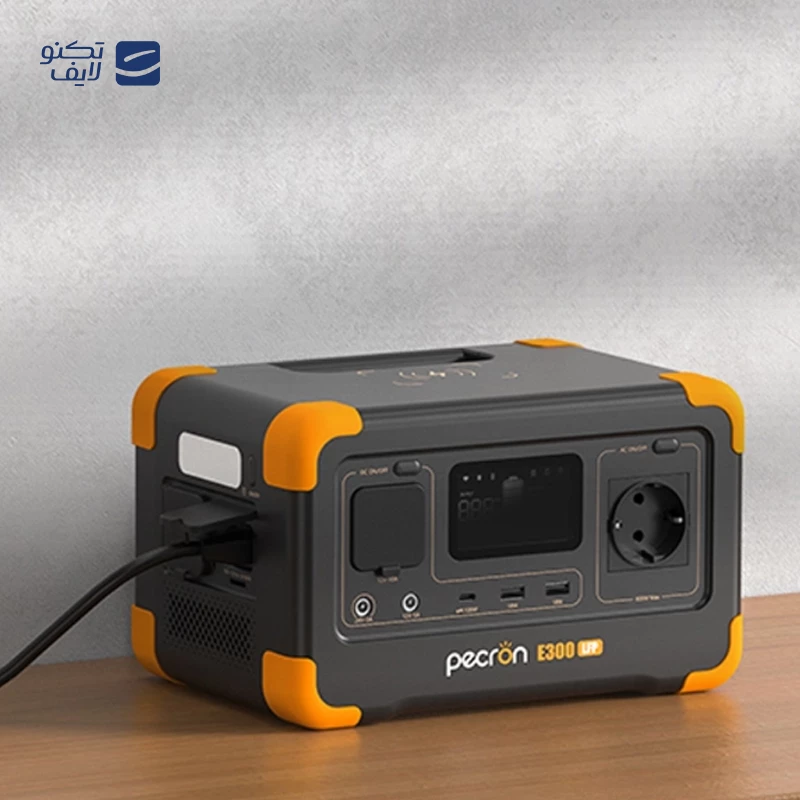 پاور استیشن پکرون مدل E300 LFP 600W ظرفیت 90000 میلی آمپر ساعت تصویر ۳