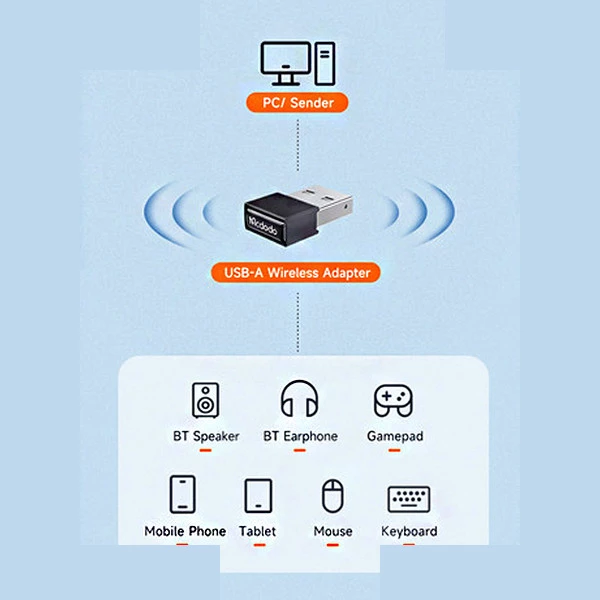دانگل بلوتوث مک دودو مدل OT-1580 تصویر ۲