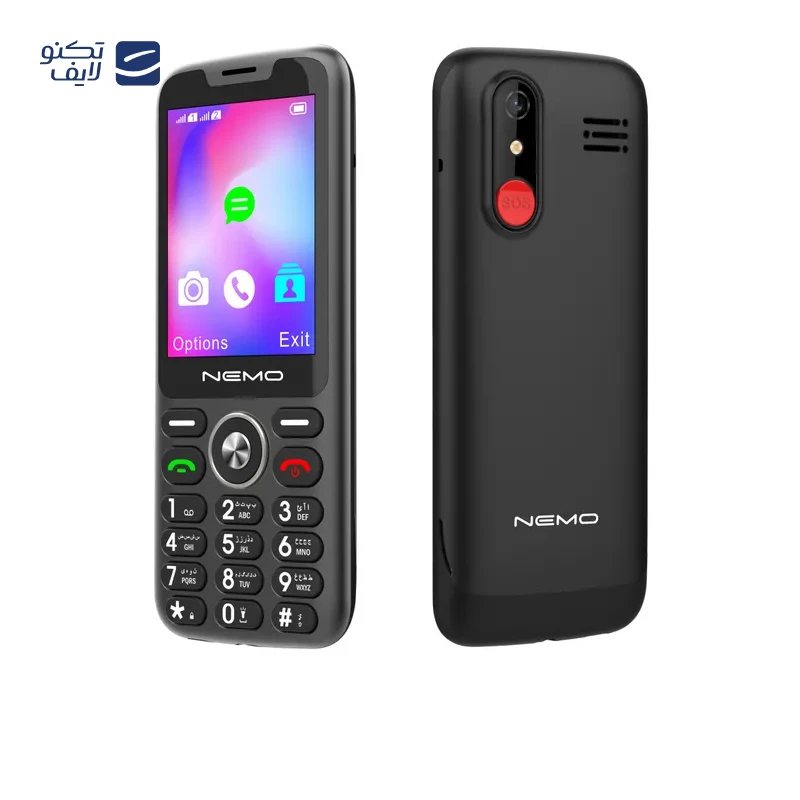 گوشی موبایل نمو مدل E177 دو سیم کارت ظرفیت 32 مگابایت رم 24 مگابایت تصویر ۳