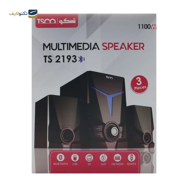 اسپیکر دسکتاپ تسکو مدل TS 2193 تصویر ۳