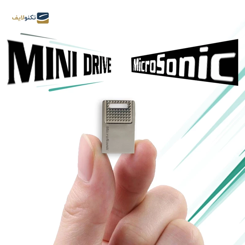 فلش مموری میکروسونیک مدل mini drive ظرفیت 16 گیگابایت تصویر ۳