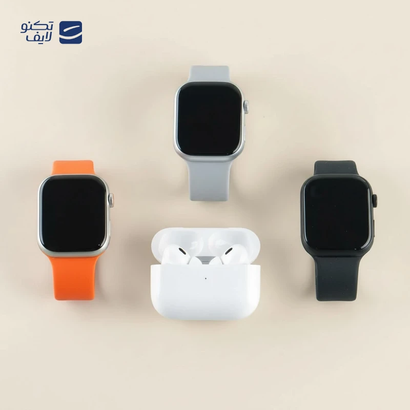 ساعت هوشمند ورنا مدل G pack plus به همراه هندزفری بلوتوثی طرح Airpod pro و بند تصویر ۳