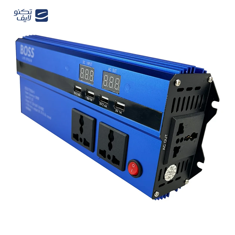 مبدل برق خودرو باس مدل BS123 TYN254-3 ظرفیت 3000 وات تصویر ۳