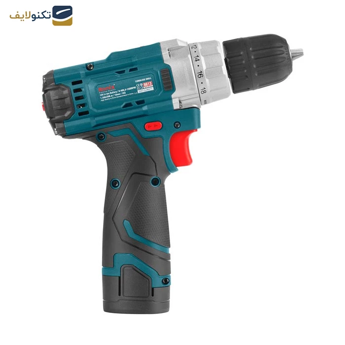 پیچ گوشتی شارژ‌ی رونیکس 12 ولت مدل 8613A تصویر ۲