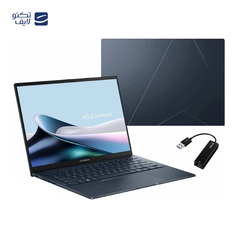 لپ تاپ ایسوس 14 اینچی مدل Zenbook OLED UX3405CA Ultra 9 285H 16GB 1TB 120Hz به همراه قلم تصویر ۳