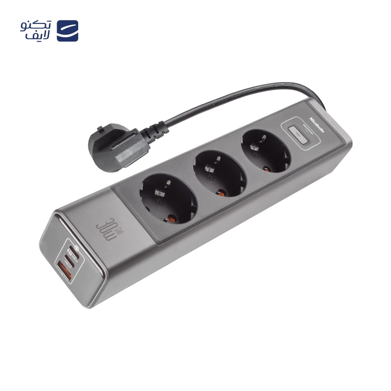 محافظ و چندراهی برق مک دودو مدل Surge Protection Power Strip 6 in 1 CH-062 تصویر ۳