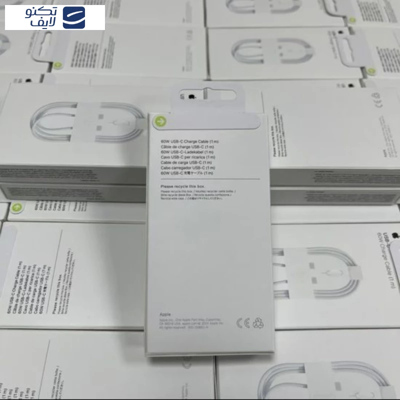 کابل دو سر تایپ سی مدل iPhone 16 طول 1 متر تصویر ۴