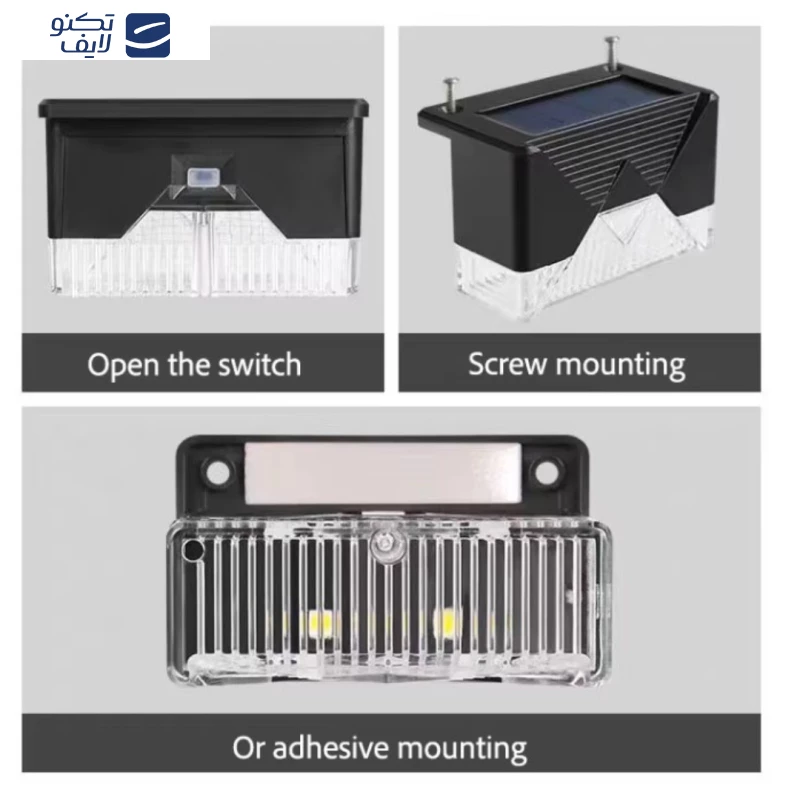 چراغ پارکی خورشیدی سولونیکس مدل LIGHTS مجموعه 4 عددی تصویر ۴