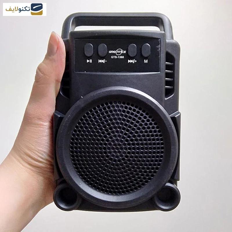 اسپیکر بلوتوثی مدل GTS-1360 تصویر ۴
