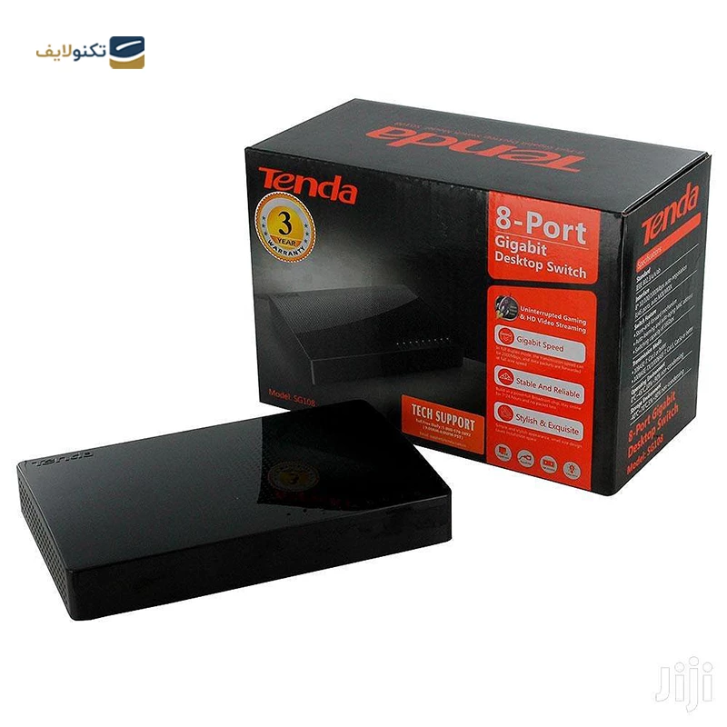 سوئیچ شبکه 8 پورت تی تندا مدل SG108 تصویر ۴