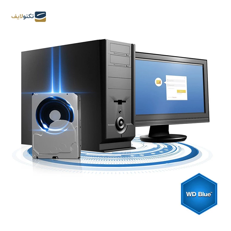 هارد دیسک اینترنال وسترن دیجیتال مدل Blue WD5000 ظرفیت 500 گیگابایت تصویر ۴